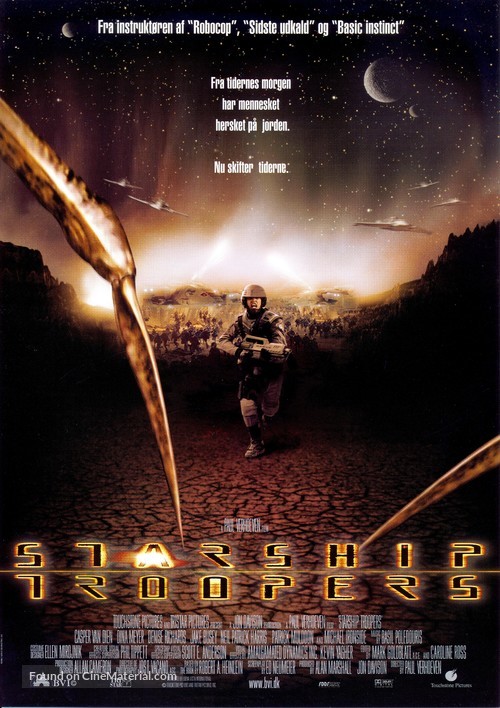Starship Troopers - Danish Movie Poster