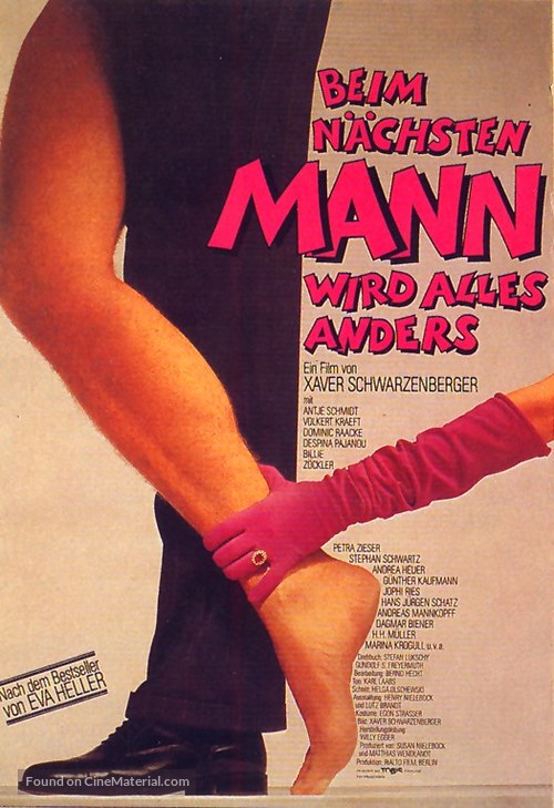 Beim n&auml;chsten Mann wird alles anders - German Movie Poster