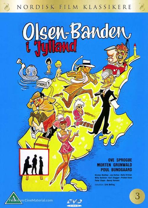 Olsen-banden i Jylland - Danish DVD movie cover