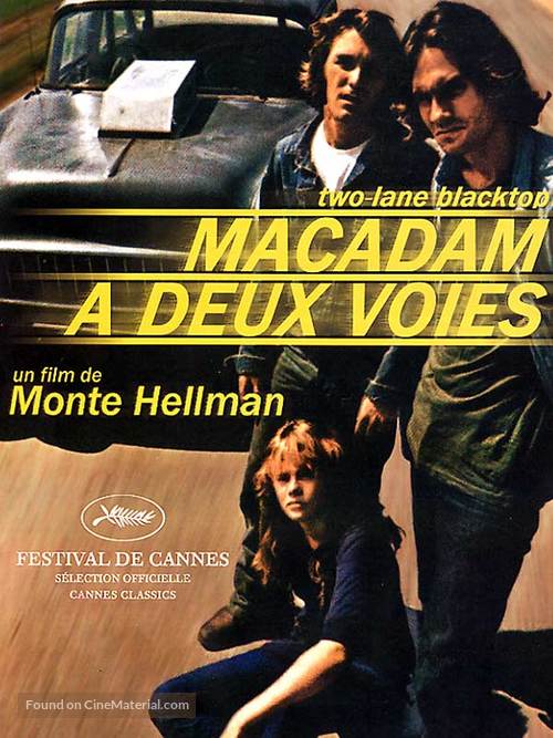 Two-Lane Blacktop - French DVD movie cover