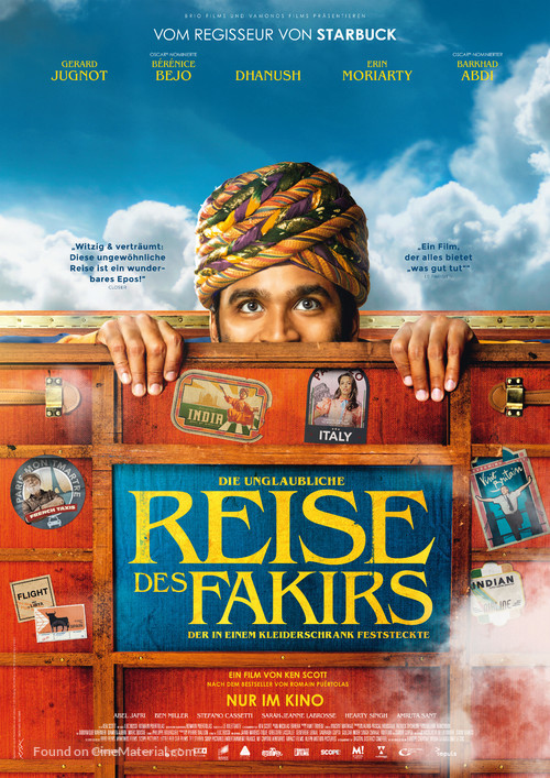 The Extraordinary Journey of the Fakir - German Movie Poster