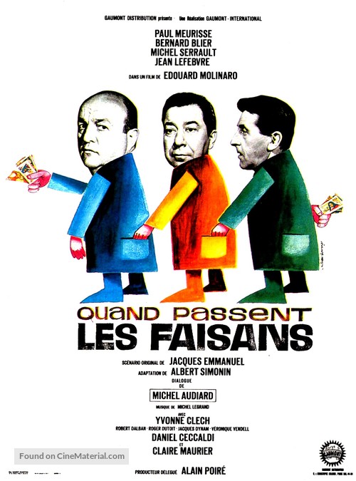 Quand passent les faisans - French Movie Poster