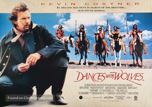 Dances with Wolves - British Movie Poster
