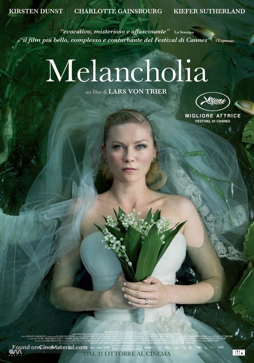 Melancholia - Italian Movie Poster