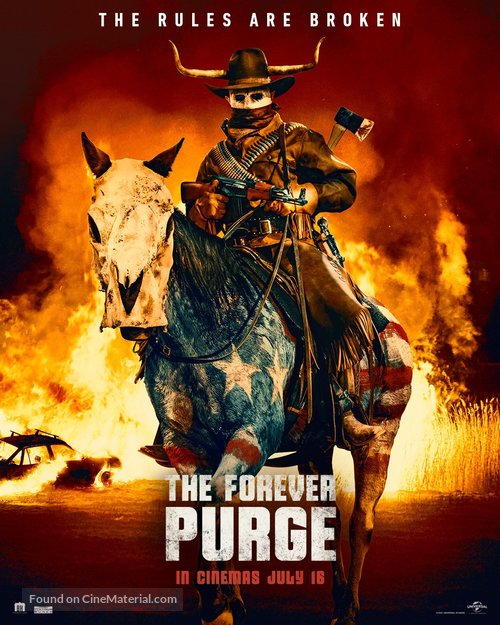 The Forever Purge - British Movie Poster