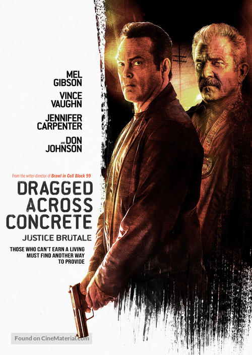 Dragged Across Concrete - Canadian DVD movie cover