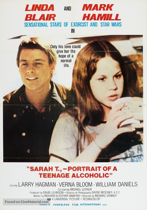 Sarah T. - Portrait of a Teenage Alcoholic - Movie Poster
