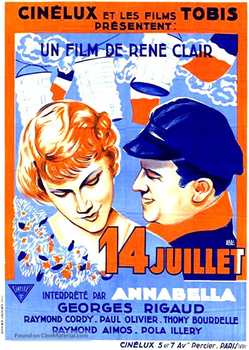 Quatorze Juillet - French Movie Poster