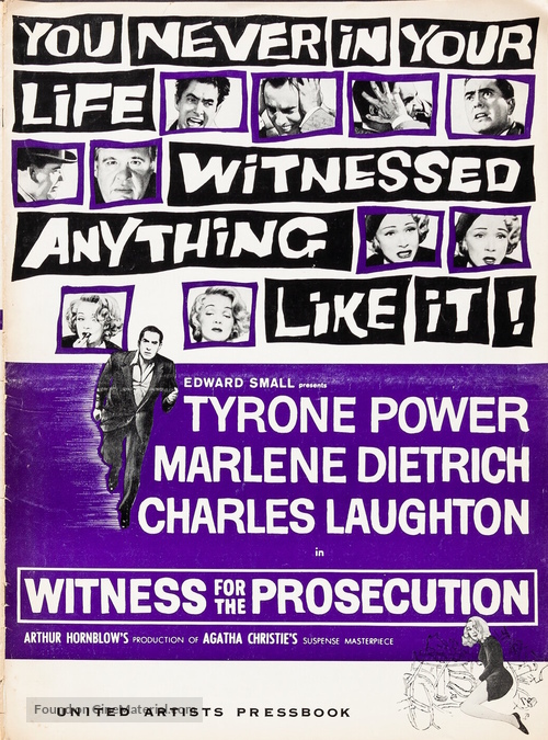 Witness for the Prosecution - poster