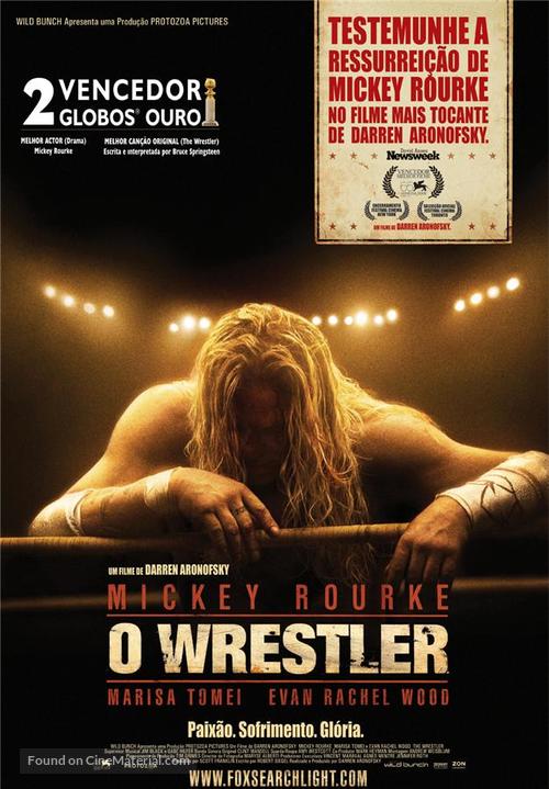 The Wrestler - Portuguese Movie Poster