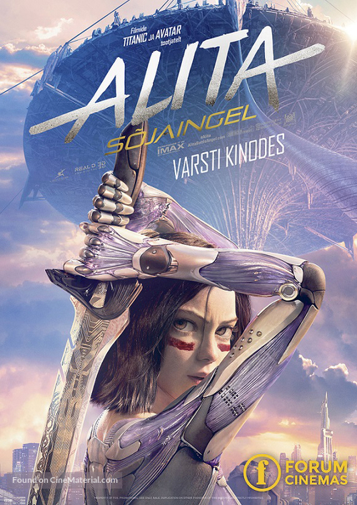 Alita: Battle Angel - Estonian Movie Poster
