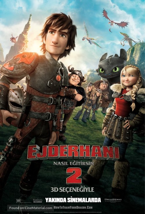 How to Train Your Dragon 2 - Turkish Movie Poster