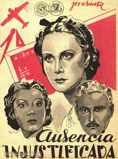 Assenza ingiustificata - Spanish Movie Poster