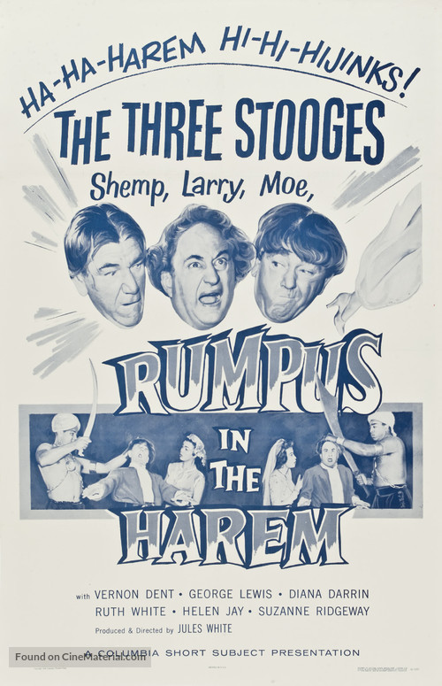 Rumpus in the Harem - Theatrical movie poster