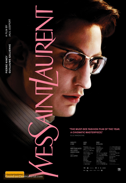 Yves Saint Laurent - Australian Movie Poster