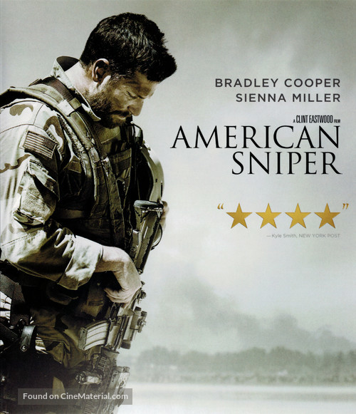 American Sniper - Blu-Ray movie cover