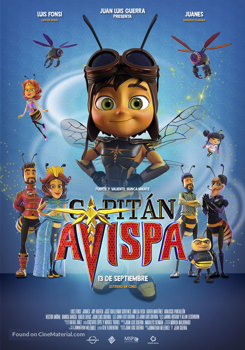 Capit&aacute;n Avispa - Spanish Movie Poster