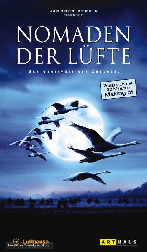 Le peuple migrateur - German VHS movie cover