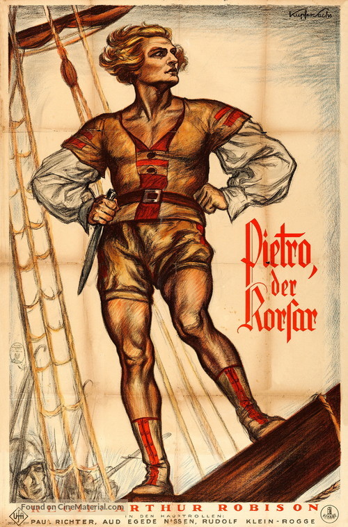 Pietro der Korsar - German Movie Poster