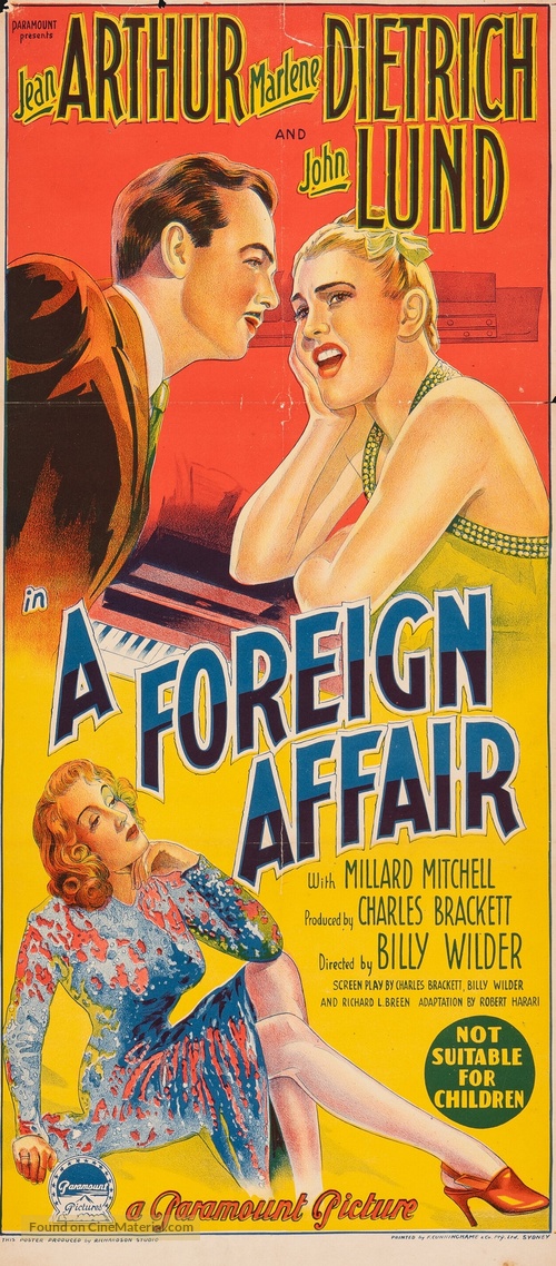 A Foreign Affair - Australian Movie Poster