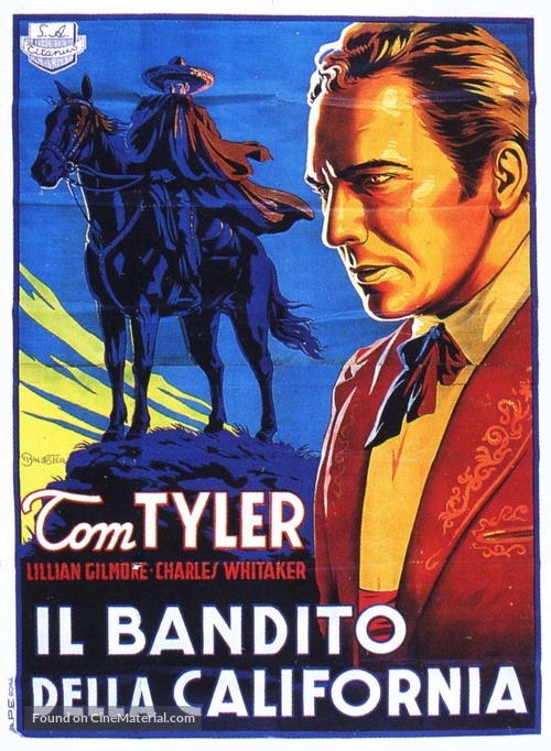 Unconquered Bandit - Italian Theatrical movie poster