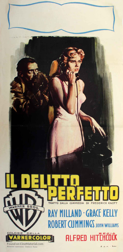 Dial M for Murder - Italian Movie Poster