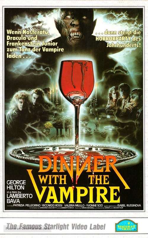 Dinner with a vampire - German VHS movie cover