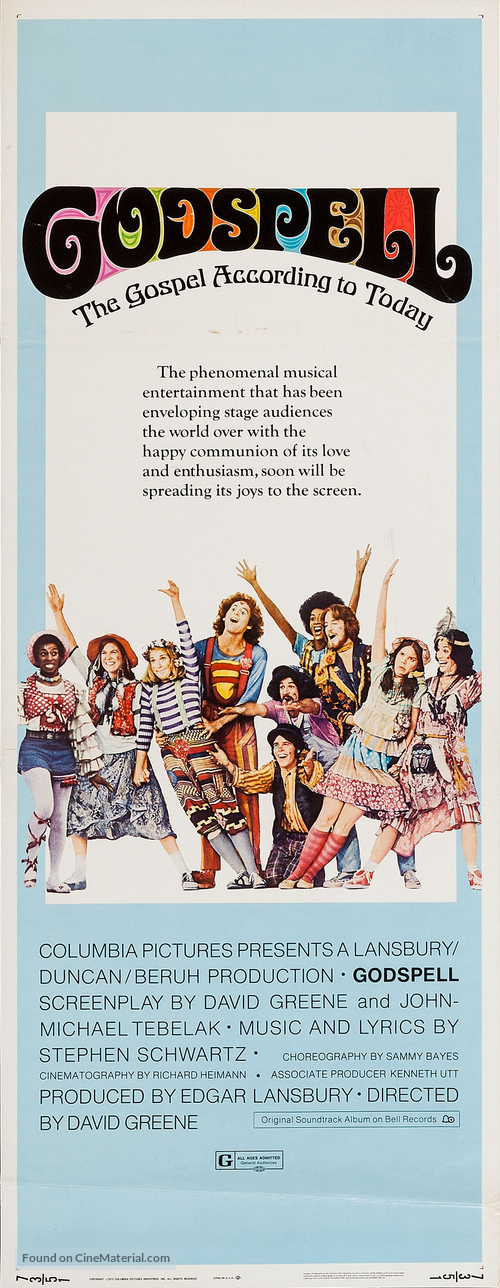 Godspell: A Musical Based on the Gospel According to St. Matthew - Movie Poster