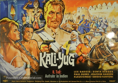 Kali Yug, la dea della vendetta - German Movie Poster