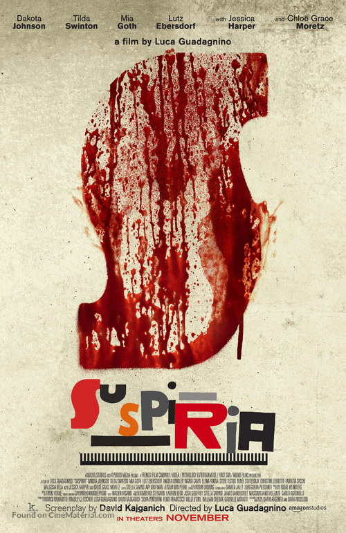 Suspiria - Theatrical movie poster