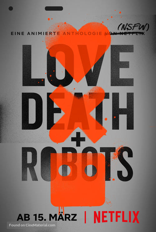 &quot;Love, Death &amp; Robots&quot; - German Movie Poster