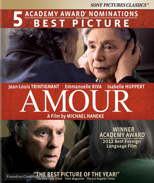 Amour - Blu-Ray movie cover
