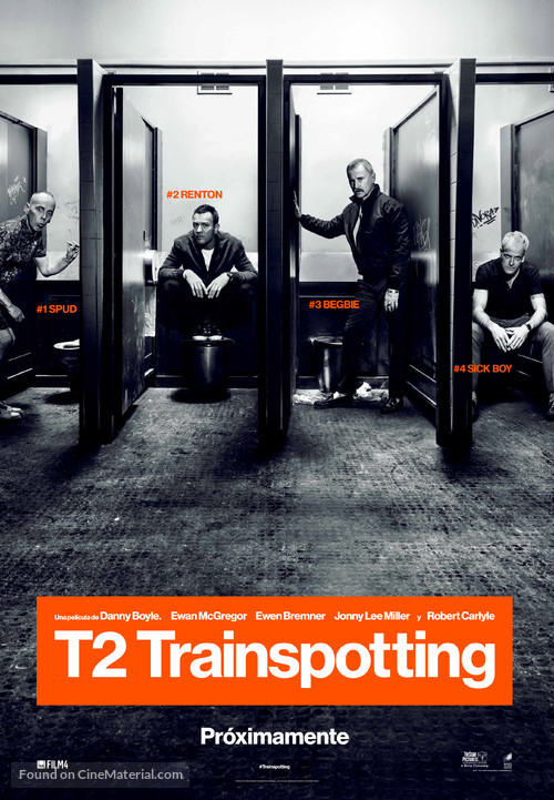 T2: Trainspotting - Spanish Movie Poster