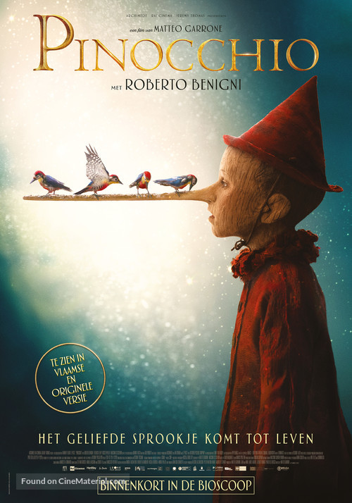 Pinocchio - Belgian Movie Poster