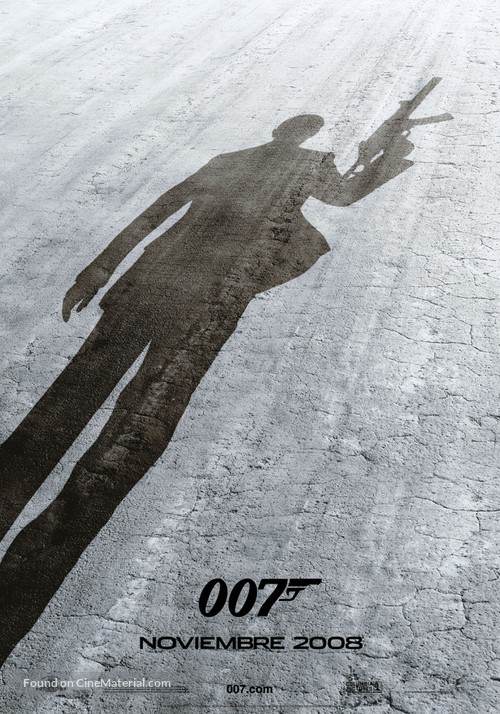 Quantum of Solace - Spanish Movie Poster