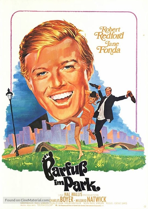 Barefoot in the Park - German Movie Poster