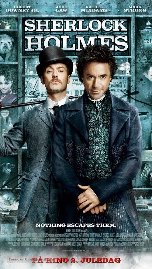 Sherlock Holmes - Norwegian Movie Poster