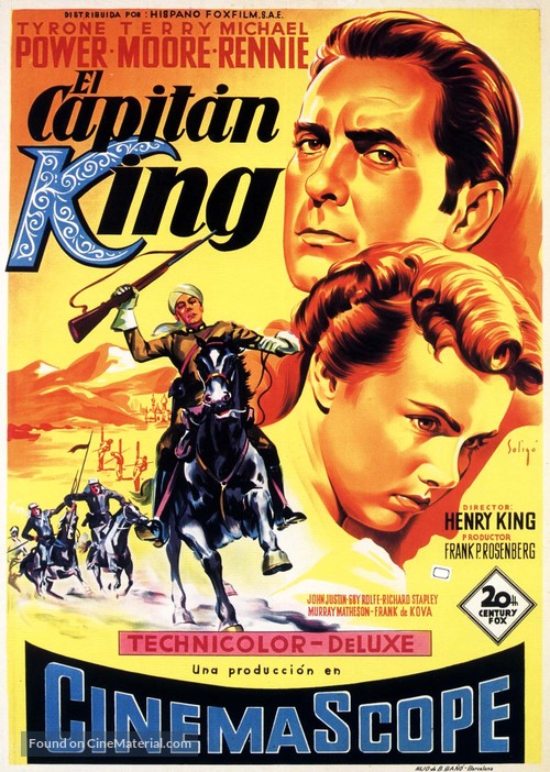 King of the Khyber Rifles - Spanish Movie Poster