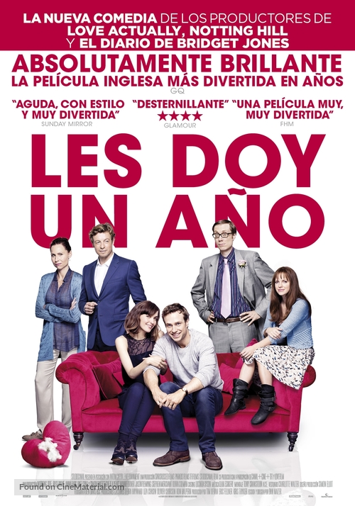 I Give It a Year - Spanish Movie Poster