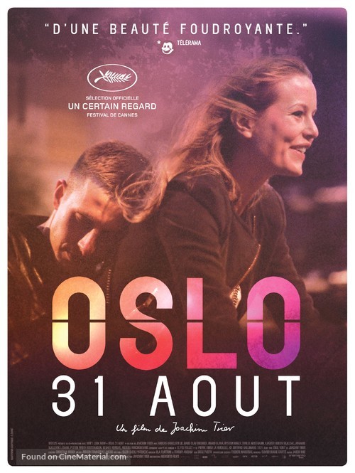 Oslo, 31. august - French Movie Poster