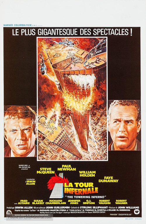 The Towering Inferno - Belgian Movie Poster