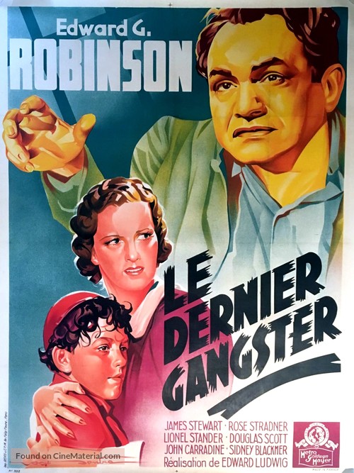 The Last Gangster - French Movie Poster