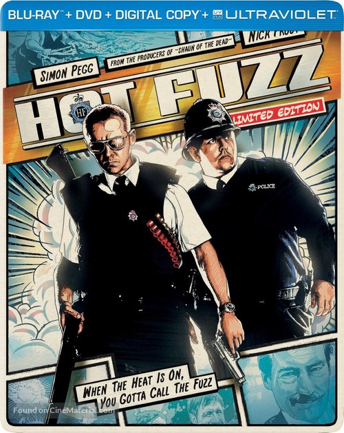 Hot Fuzz - Blu-Ray movie cover