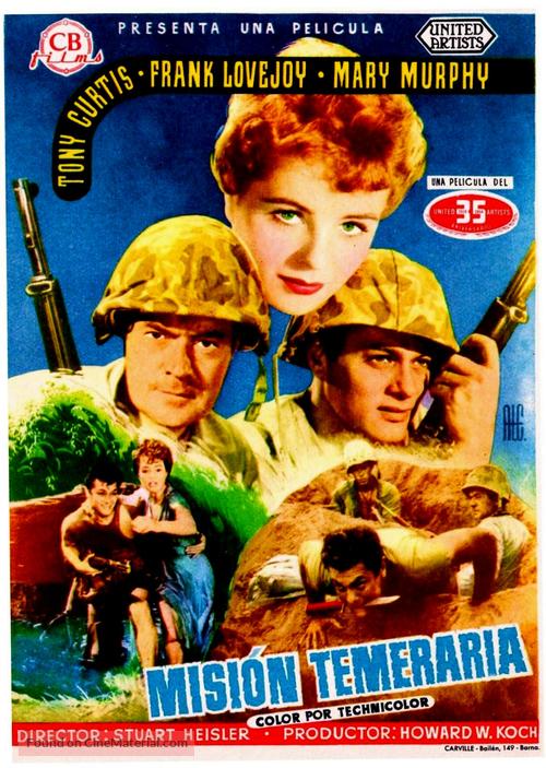 Beachhead - Spanish Movie Poster