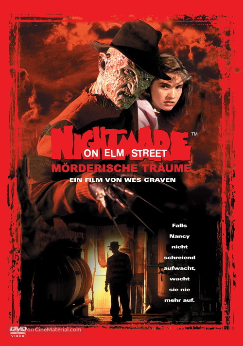 A Nightmare On Elm Street - German DVD movie cover