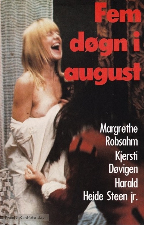 Fem d&oslash;gn i august - Norwegian Movie Cover