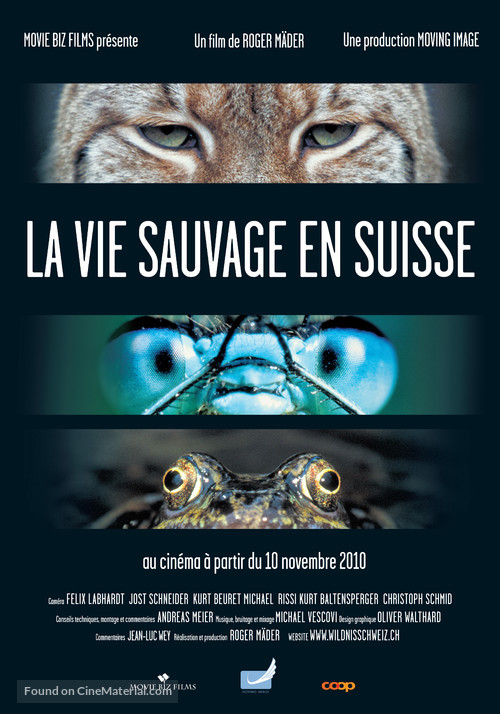 Wildnis Schweiz - French Movie Poster