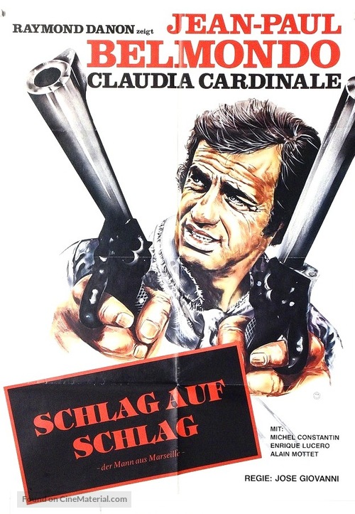 La scoumoune - German Movie Poster