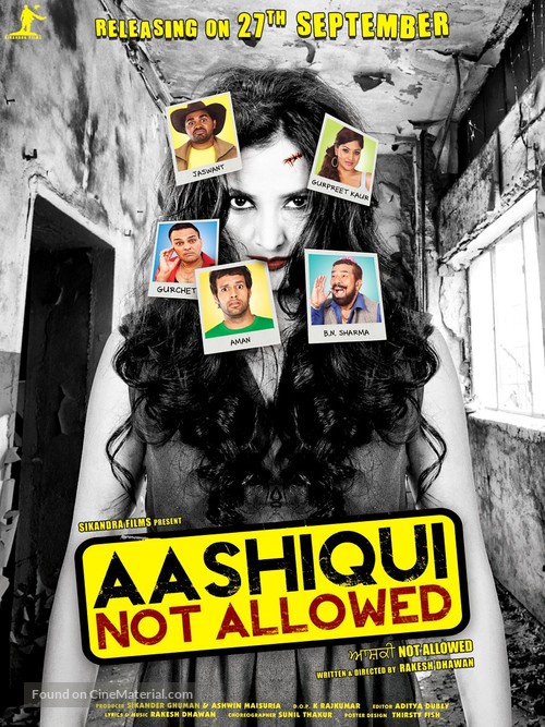 Aashiqui Not Allowed - Indian Movie Poster