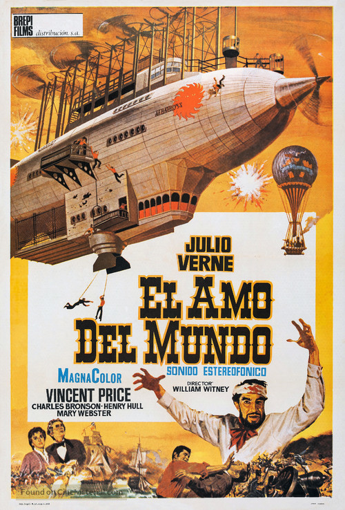 Master of the World - Spanish Movie Poster